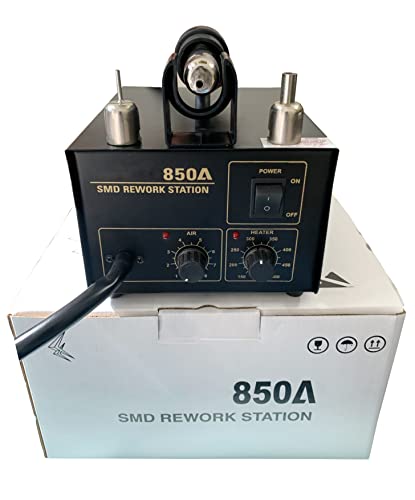 Image of Ozu Analog Hot Air Gun Soldering Station 850A SMD Rework Station For All Types of Circuits /PCB or motherboard For Removing Components, Ic, Port, Jack Etc