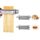 Pasta Attachment for KitchenAid Stand Mixers - Stainless Steel Pasta Maker Attachment - Pasta Roller