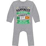 In der Farbe Grau Meliert und Größe 12/18 Monate ein richtiger Hingucker: Glück babybody