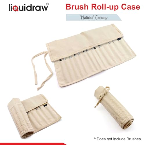 Paint Brush Holder 30 Pocket Roll Up Brush Bag Case Storage Pouch Make up Brush Case2