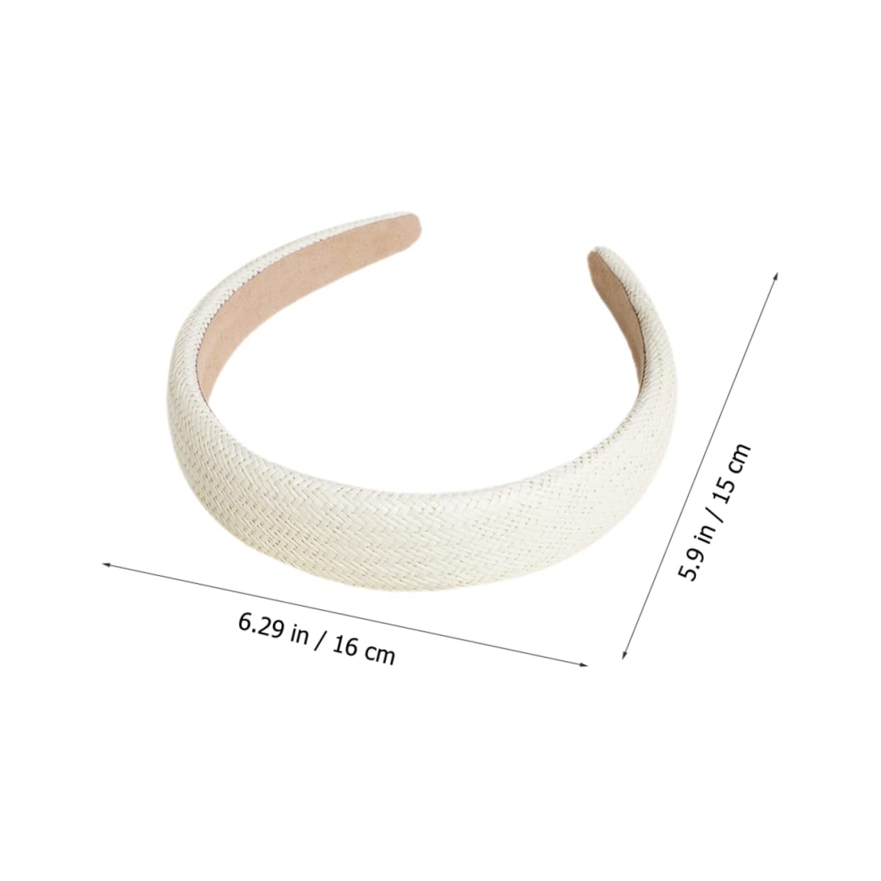 FRCOLOR 9 Pz fascia ampia fascia imbottita vimini fasce per ragazze bande barrette hair band cerchietti bambina fasce decorative da intrecciate plastica