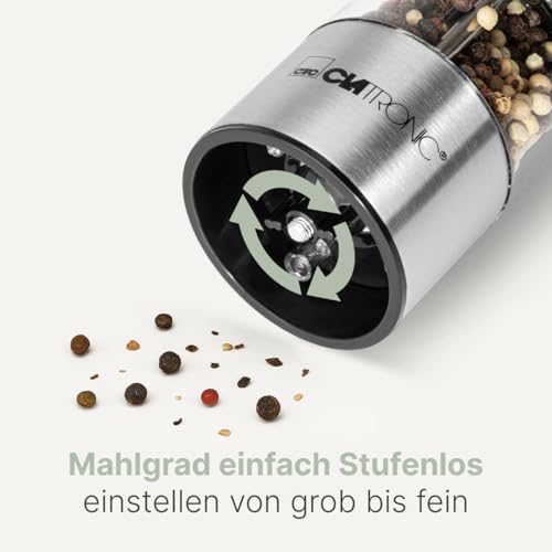 Clatronic Psm 3004 N Trita Pepe Inox A Batteria - 4