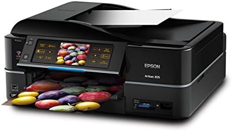Epson Artisan 835 Wireless All-in-One Color Inkjet Printer, Copier, Scanner, Fax (C11CA73201)