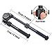 UUQ QV8 6-9 Inches Tactical Rifle Adjustable Bipod for Hunting and Shooting, Mount Base for Mlok Handguards, Directly Attach to M-Rail System, w/Spike Feet (Integral Model)