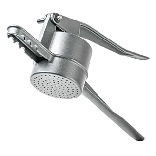 Thiru Pressa per spaetzle - Diametro del foro circa 3 mm - Vincitore del test 2024-60 giorni di prova senza rischi - Foro rotondo con cucchiaio a fessura e chiusure di supporto - Made in Germany