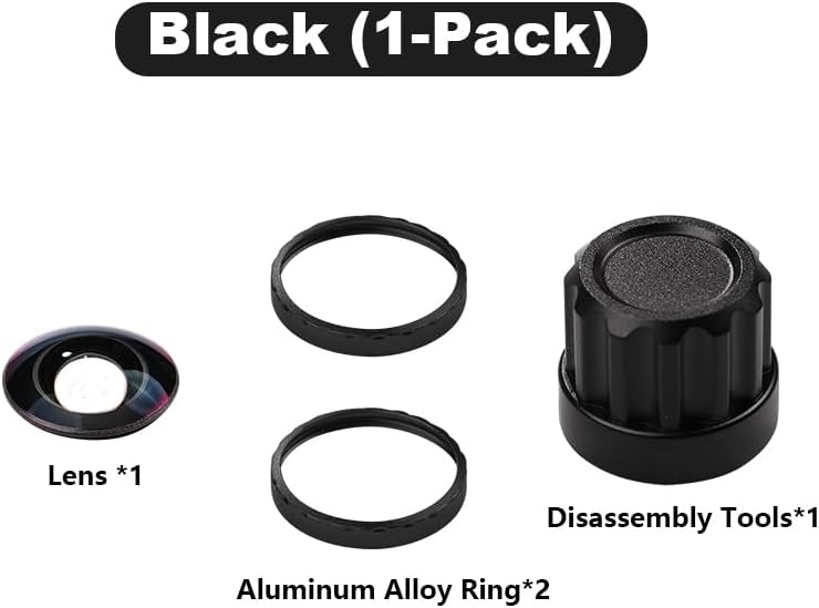 Lens Replacement Kit for Insta360 X5, Portbale [1 Pcs] Optical Glass Cover with Removal Tool + 2 Black Base, Easy Installation, Lens Guard Camera Kit for Insta 360 X5 Accessories