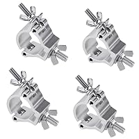 Lot De 2 Pinces Truss Clamp – Pince Éclairage Scène 25-30 Mm, Charge Max 100 Kg, Alliage Aluminium, Pour Projecteurs LED, Lyre, DJ, Théâtre, Concert