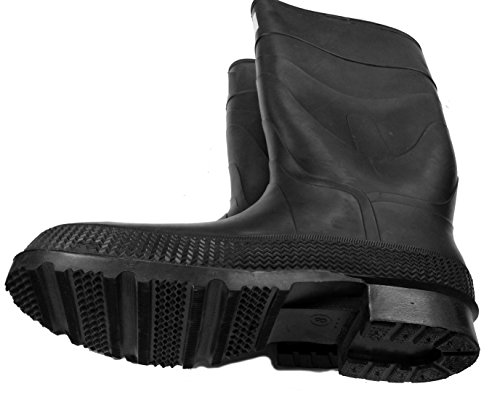 Herco 16" Black Rubber Steel Toe Rain Work Boots - Men's Size 112