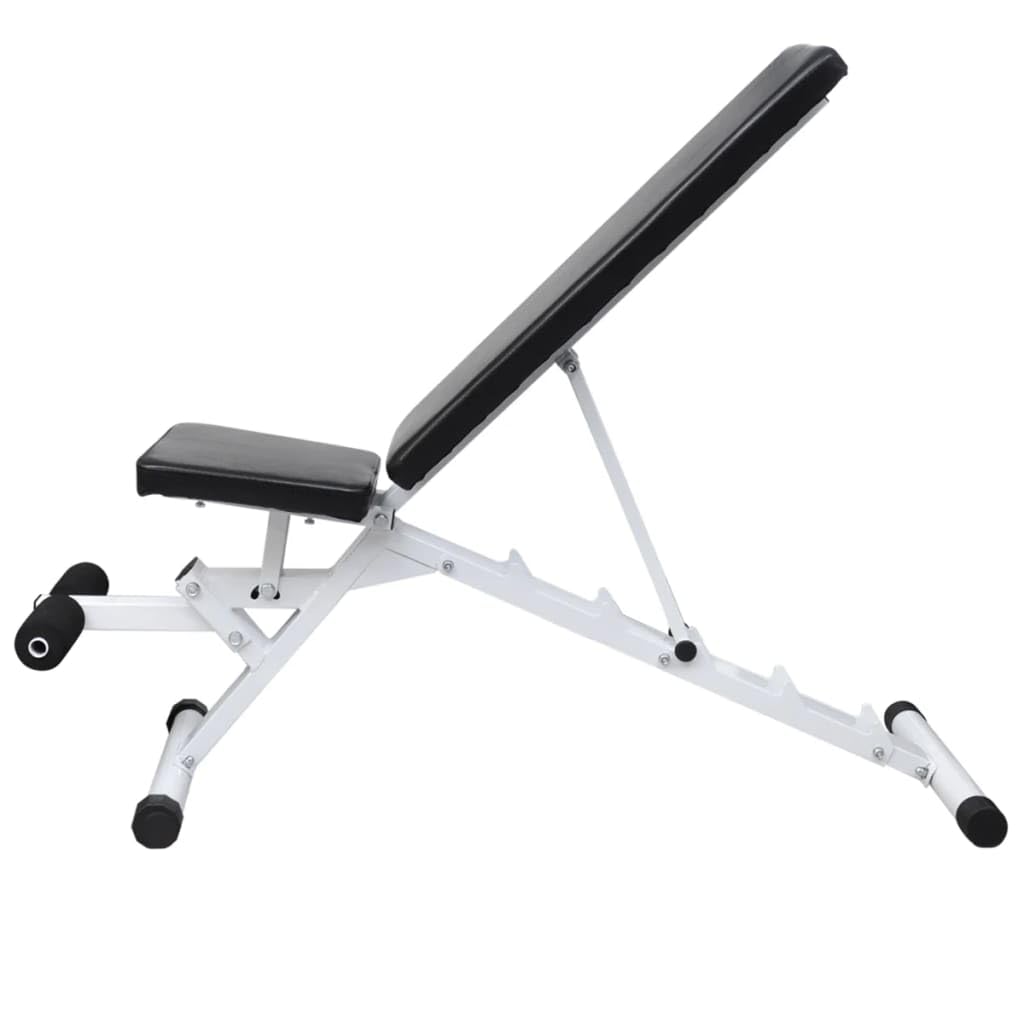 Banco de Entrenamiento con Juego de Barras y Mancuernas 60,5 kg,Deportes,Fitness y musculación,Levantamiento de Pesas,Máquinas de Levantamiento de Pesas,75.4kg-275347