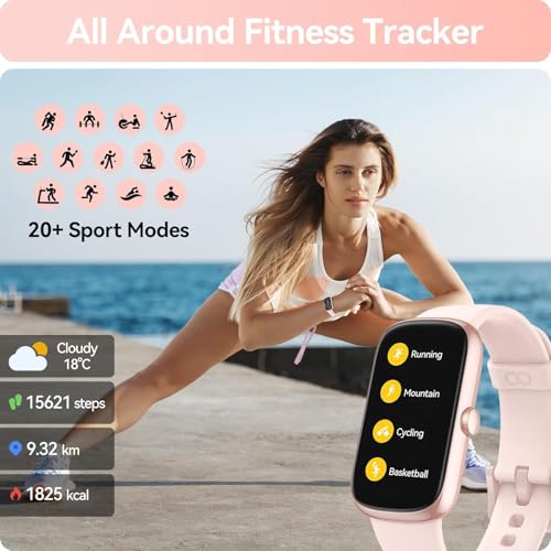 Anyloop Fitness Tracker Watch With Heart Rate Blood Oxygen Sleep Monitor, Ip68 Waterproof Smart Watches, Step Calorie Counter Activity Trackers And Smartwatches For Women Men thumb #1
