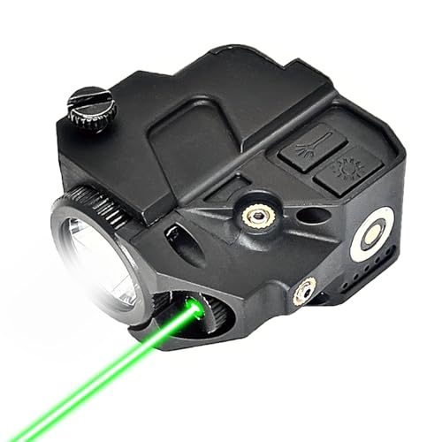 Infilight Green Laser Sight, Compact Laser Dot Sight Scope Adjustable Low Profile Picatinny Rail Mount with Rechargeable Battery for Pistols & Handguns (CL103G)