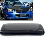 KUBYMOTO Front Hood Scoop Bonnet Air Vent Cover for Subaru Impreza WRX STi 8th 2004-2005 Carbon Fiber