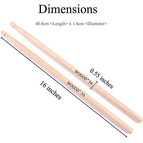 Wogod DRUM STICKS Maple Drumsticks thumb #7