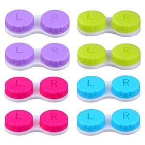 8 Packs Contact Lens Cases, Contact...