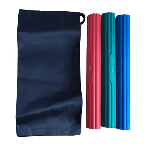 kowaku Twist Bar Flexible Home Gym Use Golf Training Workout Improve Grip Strength Wrist Resistance Bar Resistance Band for Athletes, 3 Pack Big Force