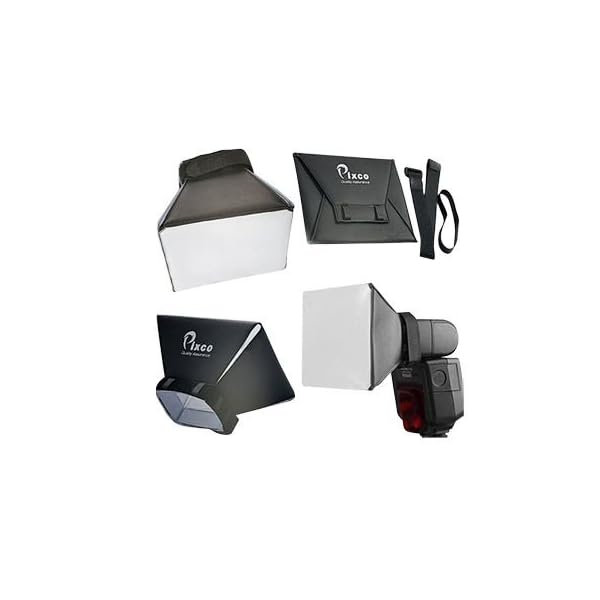 Akord Universal Kamera-Blitz Diffusor Softbox Blitz-Bounce – Weiß – Bild 3