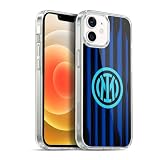 Head Case Designs Licenza Ufficiale Inter Milan Home Kit per Stemma 2025/26 Custodia in Gel [Protezione di Grado Militare] Compatibile con Apple iPhone 12 / iPhone 12 PRO E Compatibile con MagSafe