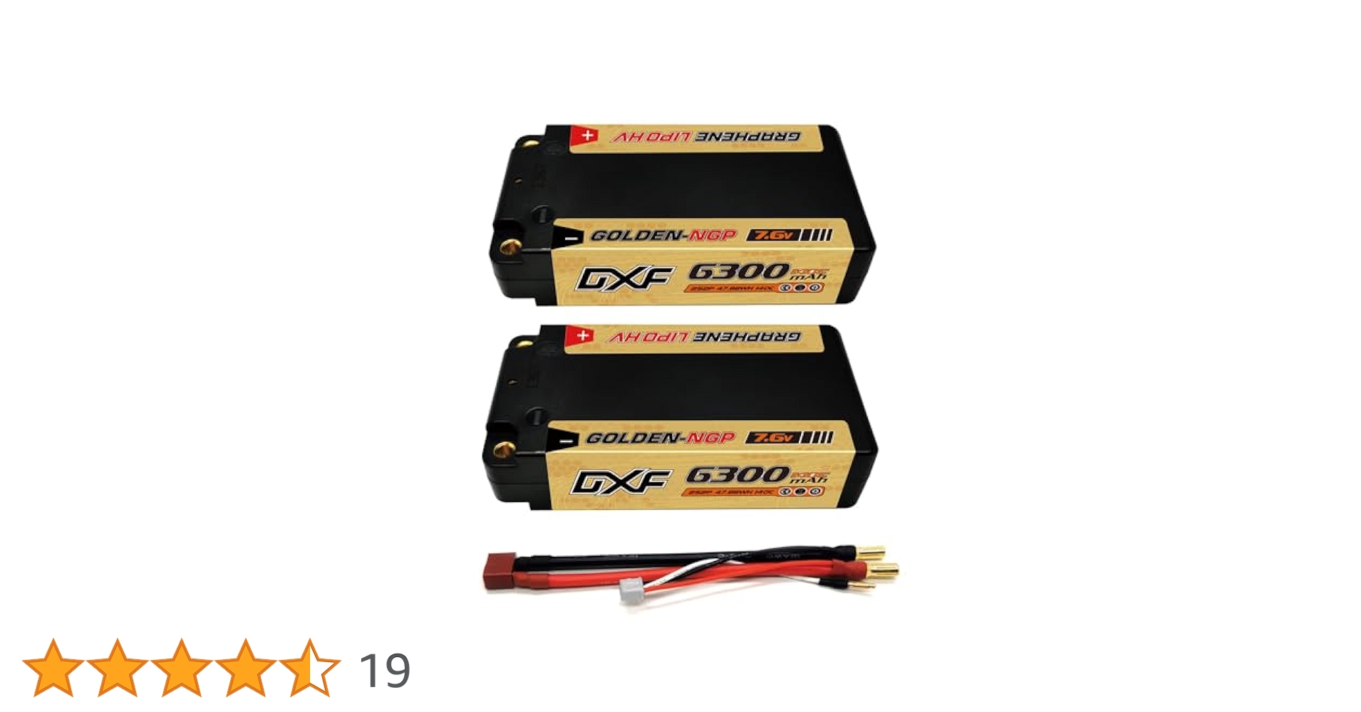 Amazon.co.jp: DXF 2组 ラジコン バッテリー 2S 7.6V 140C
