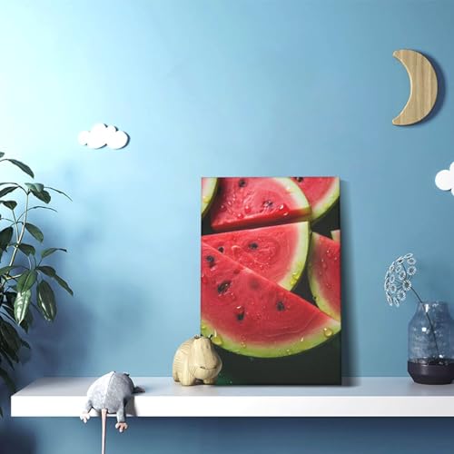 Impression sur toile pastèque de qualité pour décoration de salle