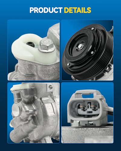 Image of PHILTOP 141095NC Air Conditioner AC Compressor with Clutch for Ram 1500 2014-2019 3.6L,1500 Classic 2019-2022 3.6L