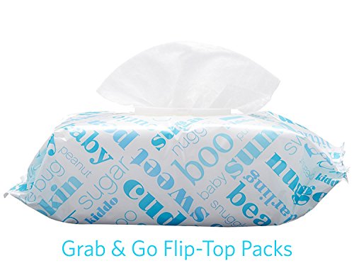 Amazon Elements Updated Formula Baby Wipes, Unscented, 480 Count, Flip-Top Packs - Thumbnail 2