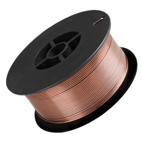 CONGARTENO Filo Animato per Saldatura Mig Senza Gas in Acciaio al Carbonio Filo Solido Resistente per Saldatura Esterna con Ampia Penetrazione e Ridotte Scintille per Hobbisti e