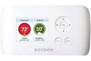 ecobee Smart Si Thermostat 2 Heat-2 Cool with Full Color Touchscreen
