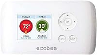 ecobee Smart Si Thermostat: WiFi-Enabled, Full Color Display, Remote HVAC Control, 2H/2C Energy Saver