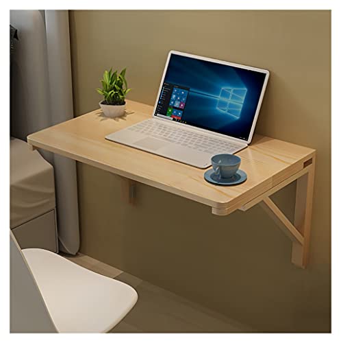 Bureau pliant flottant mural table 80x60cm gain de place