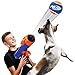 Nerf Dog Large Size Tennis Ball Blaster Dog Toy, Great for Fetch, Hands-Free Reload, Launches up to 50 ft, Single Unit, 20in Blaster with 3 Balls in Mesh Bag, Blue/Orange, Blue, Green and Orange