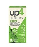 up4 Sport Probiotic Supplement | Supports Your Body During Physical Activity + Digestive + Immune Support | Bone Health | 10 Billion CFU | Non-GMO, Gluten Free, Vegan | 30 Vegetarian Capsules