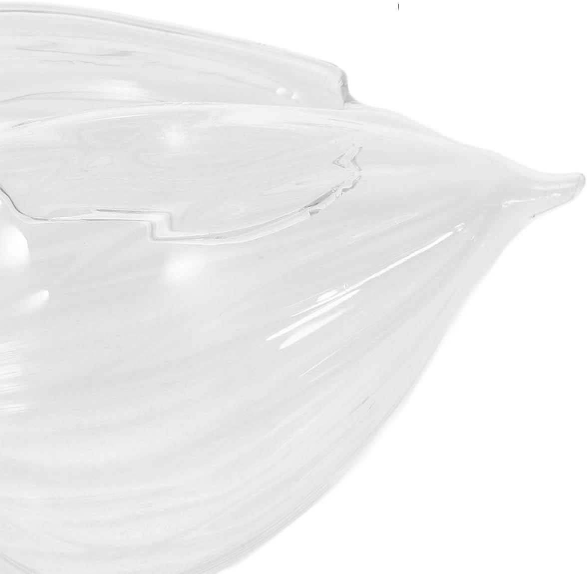 DOITOOL 2pcs Conch Shell Glass Drinking Cups 370ml Decorative Cocktail Mugs Unique Conch Shape Wine Glasses for Parties Home Bar and Entertaining