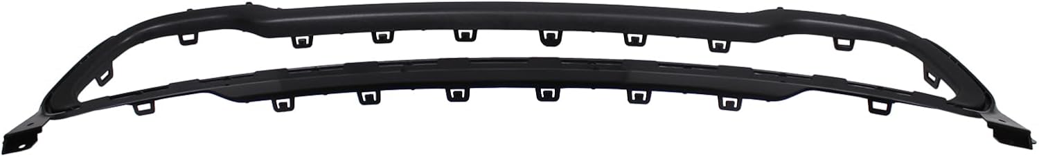 Front Lower Grill Grille and Molding Trim Black for Jeep Cherokee 2014-2018
