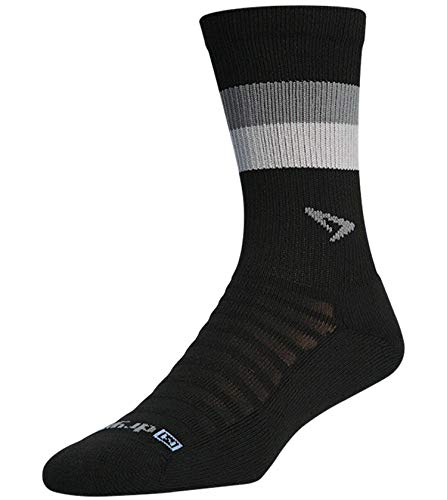 Drymax Running Lite-Mesh Crew, Black/Anthracite/Grey, M11-13