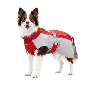 Dog Coat Dogs Jacket Waterproof Ref...