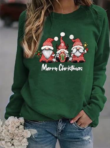 Image of Women's St Patrick's Day Shamrock Sweatshirt Irish Shirts Pullover Top Cute Long Sleeve Holiday Outfit & Gift