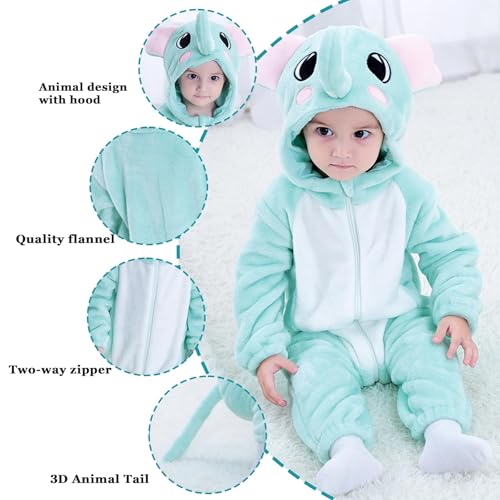 image for TONWHAR Kids' And Toddlers' Infant Tiger Dinosaur Animal Fancy Dress C