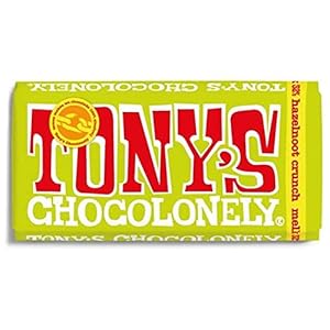 Tony’s Chocolonely Chocolade Reep Melk Hazelnoot Crunch 15 x 180 gram
