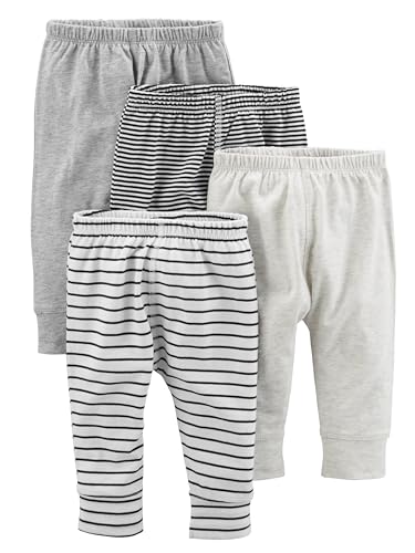 Image of Simple Joys by Carter's Baby 4-Pack Neutral Pant