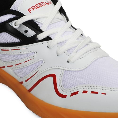 Image of Liberty Freedom S.Blue & White Tennis Shoes for Men - Memory Foam Lace-Up