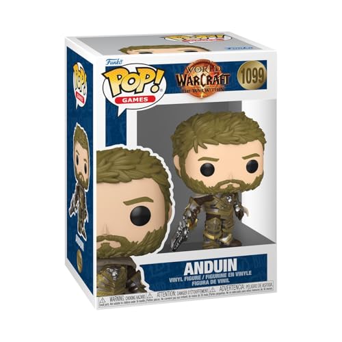 Funko Pop! Games: World of Warcraft : The War Within - Anduin Wrynn - Vinyl-Sammelfigur - Geschenkidee - Offizielle Handelswaren - Video Games Fans