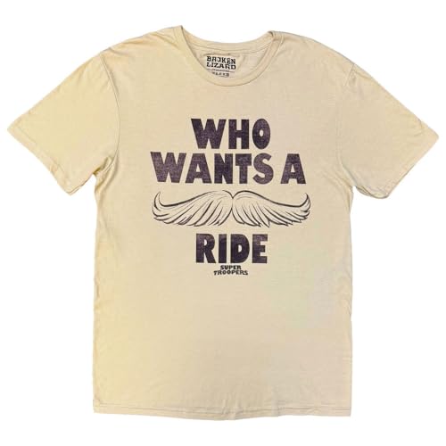 T-shirt Broken Lizard Who Wants A Ride imprimé col rond pour homme et collectionneur
