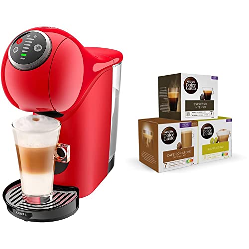 Krups Nescafé Dolce Gusto Genio S Plus KP3405 - Cafetera de cápsulas para bebidas frías o...