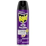 Raid Flea Killer, Kills Fleas, Crickets, Roaches, Silverfish and Ticks, Use in your Home or on your Dog, 16 Oz, Pack of 6