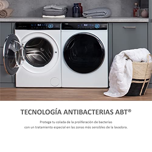 Haier-I-Pro-Series-5-HW90-B14959U1-S-Lavadora-carga-frontal-9KG-Inteligencia-Artificial-WIFI-Funcion-Vapor-Refresh-Motor-Direct-Motion-Antibacterias-1400-RPM-Tambor-XL-10-Programas-Clase-A