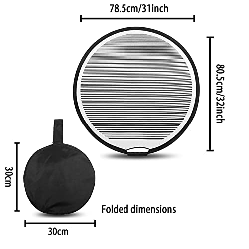 Guangsheng Dellenreflektorboard 80 cm Faltbar Streifen Reflektor Auto Line Board Flexible LED Linie Dent Panel Remover Tool für Fix Karosserie Tür Kratzer Werkzeug Tools