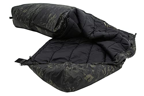 Foto von Carinthia Tropen 185 Schlafsack Leichter, atmungsaktiver Schlafsack für Erwachsene mit Moskito-Netz für Camping, Outdoor, Trekking, Backpacking; Multicam Black