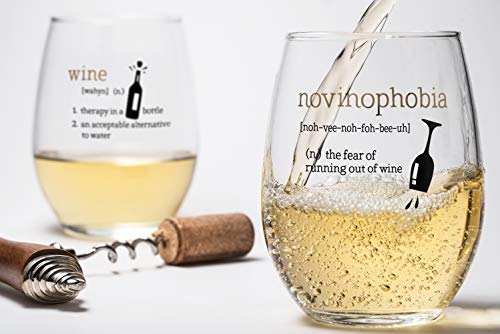 Lillian Rose Stemless Wine Definitions Glasses Set Of 2 #TOP4