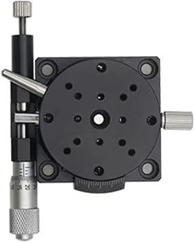 Manual Rotary Stage, R-Axis Precision Fine Tuning Turntable, Rotating Worktable for Optical Positioning RSP40-L