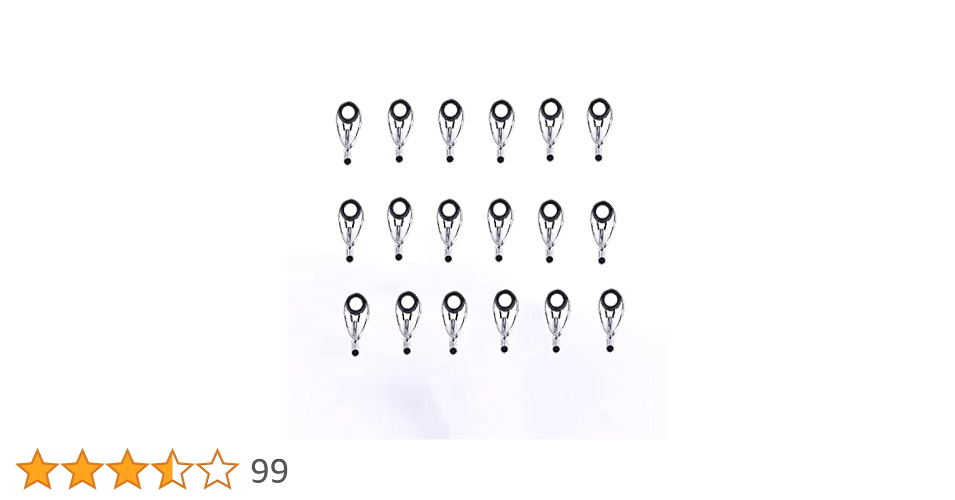 Amazon | YINKE トップガイド ロッドガイド 18個セット 内径1.0